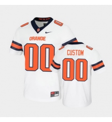 Men Women Youth Toddler Syracuse Orange Custom Untouchable Game White Jersey