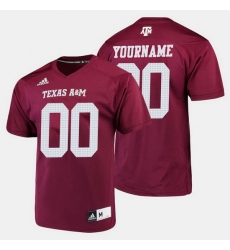Men Women Youth Toddler Texas A M Aggies Custom College Football Maroon Jersey