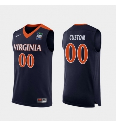 Men Women Youth Toddler Virginia Cavaliers Custom Navy 2019 Final Four Replica Jersey