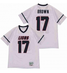 Men MARQUISE BROWN 17 HIGH SCHOOL FOOTBALL JERSEY white