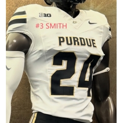 PURDUE #3 SMITH White Stitched NCAA Jersey