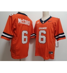 Syracuse Orange #6 Kyle McCord Orange F U S E Jersey