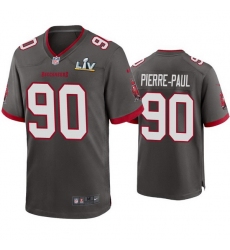 Jason Pierre Paul Buccaneers Pewter Super Bowl Lv Game Jersey
