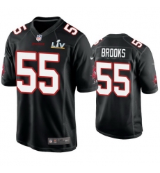 Men Derrick Brooks Buccaneers Black Super Bowl Lv Game Fashion Jersey