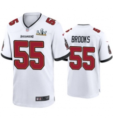 Men Derrick Brooks Buccaneers White Super Bowl Lv Game Jersey
