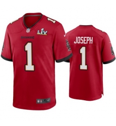 Men Greg Joseph Buccaneers Red Super Bowl Lv Game Jersey