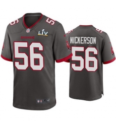 Men Hardy Nickerson Buccaneers Pewter Super Bowl Lv Game Jersey