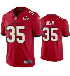 Men Jamel Dean Buccaneers Red Super Bowl Lv Vapor Limited Jersey