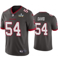 Men Lavonte David Buccaneers Pewter Super Bowl Lv Vapor Limited Jersey