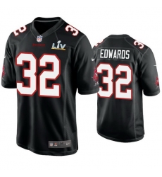 Men Mike Edwards Buccaneers Black Super Bowl Lv Game Fashion Jersey