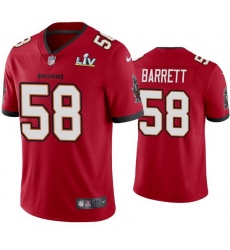 Men Shaquil Barrett Buccaneers Red Super Bowl Lv Vapor Limited Jersey
