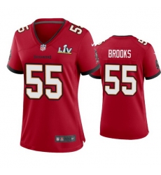 Women Derrick Brooks Buccaneers Red Super Bowl Lv Game Jersey
