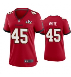 Women Devin White Buccaneers Red Super Bowl Lv Game Jersey