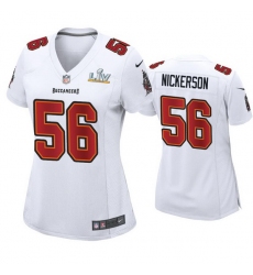 Women Hardy Nickerson Buccaneers White Super Bowl Lv Game Fashion Jersey