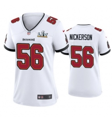 Women Hardy Nickerson Buccaneers White Super Bowl Lv Game Jersey