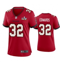 Women Mike Edwards Buccaneers Red Super Bowl Lv Game Jersey