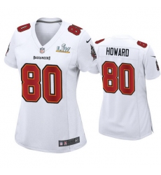 Women O.J. Howard Buccaneers White Super Bowl Lv Game Fashion Jersey