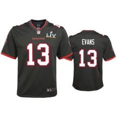 Youth Mike Evans Buccaneers Pewter Super Bowl Lv Game Jersey