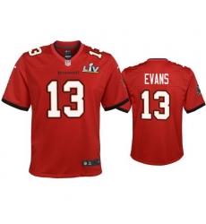 Youth Mike Evans Buccaneers Red Super Bowl Lv Game Jersey