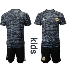 Kids Argentina Short Soccer Jerseys 003