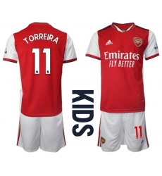 Kids Arsenal Soccer Jerseys 016