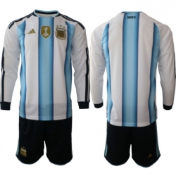 Argentina 2026 FIFA World Cup Soccer Jersey White LONG BLANK