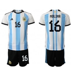 Men FIFA 2022 Argentina Soccer Jersey 034