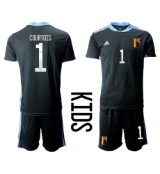 Kids Belgium Short Soccer Jerseys 003