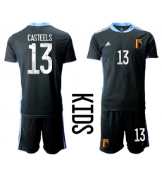 Kids Belgium Short Soccer Jerseys 005