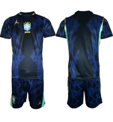 Youth Brazil 2026 FIFA World Cup Blue Away Soccer Jersey BLANK (2) Youth Brazil 2026 FIFA World Cup Blue Away Soccer Jersey BLANK (2)