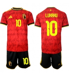 Belgium 2026 FIFA World Cup Soccer Jersey Red #10 LUKAKU Belgium 2026 FIFA World Cup Soccer Jersey Red #10 LUKAKU