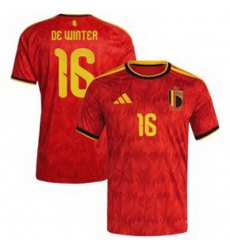 Men 16Koni De Winter Belgium Jersey 2 Men 16Koni De Winter Belgium Jersey 2