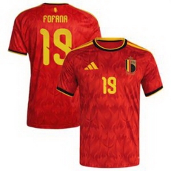 Men 19Malick Fofana Belgium Jersey   3