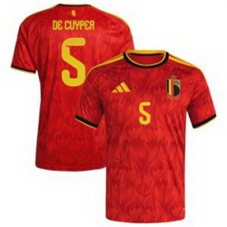 Men 5Maxim De Cuyper Belgium Jersey   1