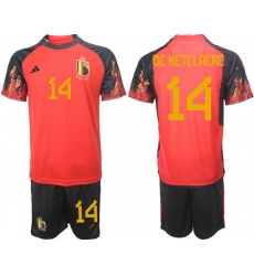 Men FIFA 2022 Belgium Soccer Jersey 011