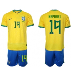 Men FIFA 2022 Brazil Soccer Jersey 016