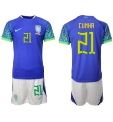 Men FIFA 2022 Brazil Soccer Jersey 040