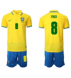 Men FIFA 2022 Brazil Soccer Jersey 071