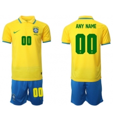 Men FIFA 2022 Brazil Soccer Jersey Customized 067