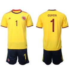 Colombia 2022 World Cup Soccer Jersey #1 OSPINA