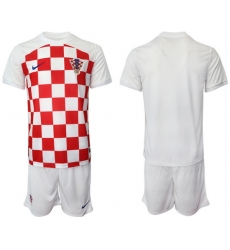 Men Croatia 2022 World Cup Soccer Jerseys Suit 001