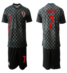 Mens Croatia Short Soccer Jerseys 014