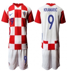 Mens Croatia Short Soccer Jerseys 020