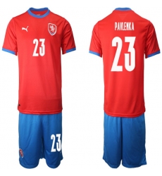 Mens Czech Republic Short Soccer Jerseys 002