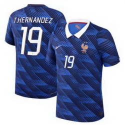 Men 19Theo Hernandez France Jersey   2