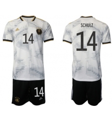 GERMANY 2022 World Cup Soccer Jersey #14 SCHULZ