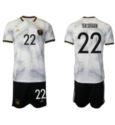 GERMANY 2022 World Cup Soccer Jersey #22 TER STEGEN