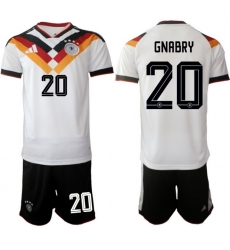 Germany 2026 FIFA World Cup Soccer Jersey White #20 GNABRY