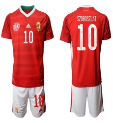 Mens Hungary Short Soccer Jerseys 003