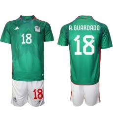 Men FIFA 2022 Mexico Soccer Jersey 005